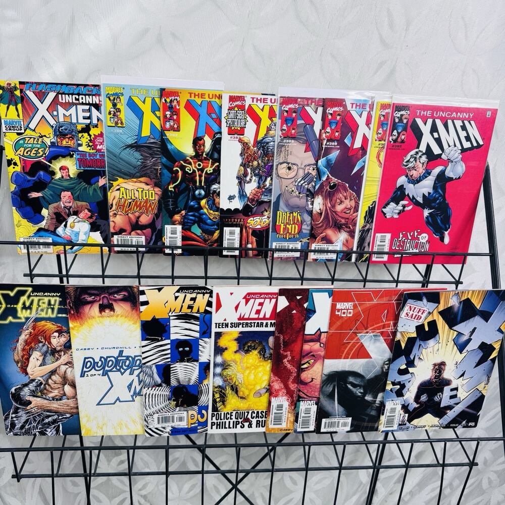 Uncanny X-Men 380-392 394-401 Minus 1 Lot Key 1st Wraith Mr Clean‎ Dead Colossus
